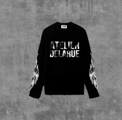 Phantom Graphic Crewneck Long Sleeve