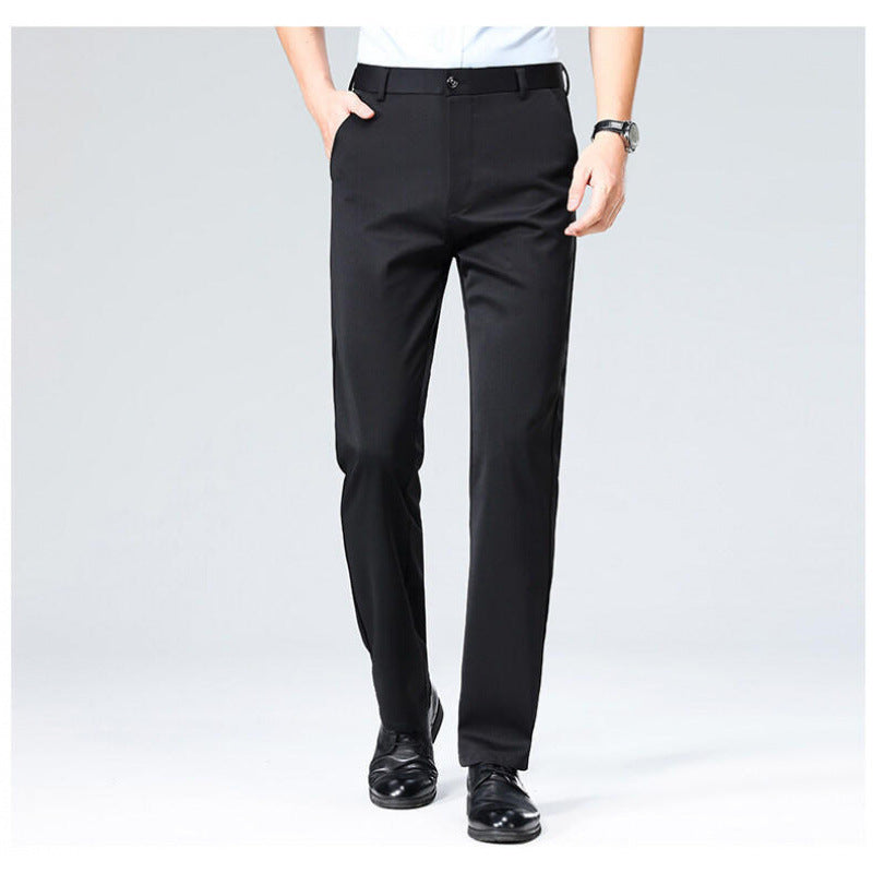 Mens Straight Leg Business Trousers