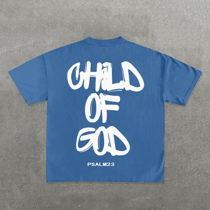 Oversized "Child of God" Graphic T-Shirt