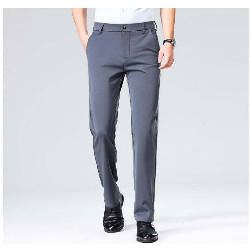 Mens Straight Leg Business Trousers