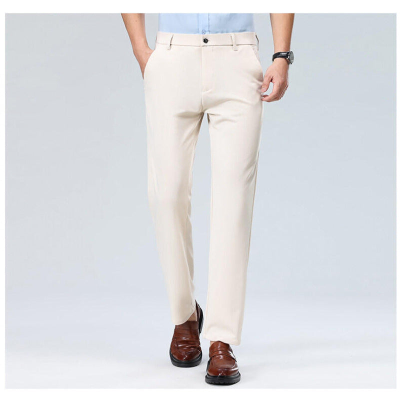 Mens Straight Leg Business Trousers