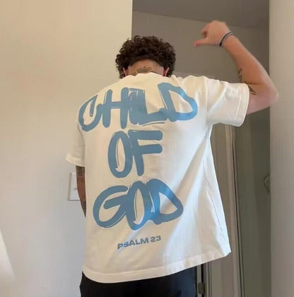 Oversized "Child of God" Graphic T-Shirt