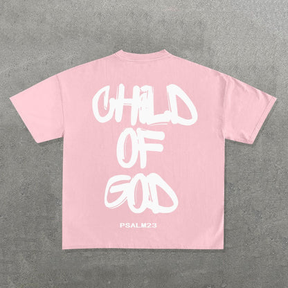 Oversized "Child of God" Graphic T-Shirt