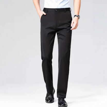 Mens Straight Leg Business Trousers
