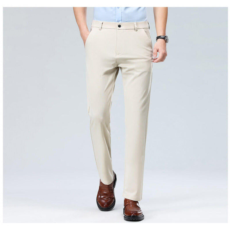 Mens Straight Leg Business Trousers