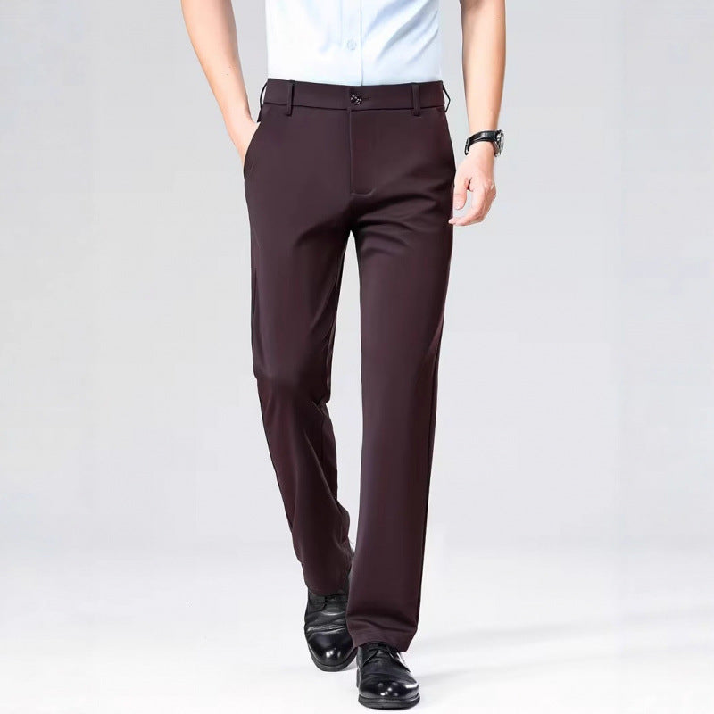 Mens Straight Leg Business Trousers