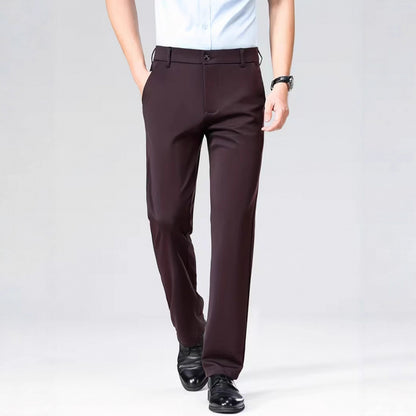 Mens Straight Leg Business Trousers