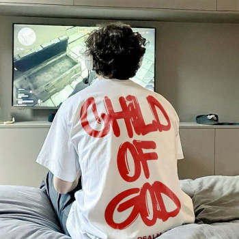 Oversized "Child of God" Graphic T-Shirt