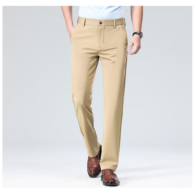 Mens Straight Leg Business Trousers