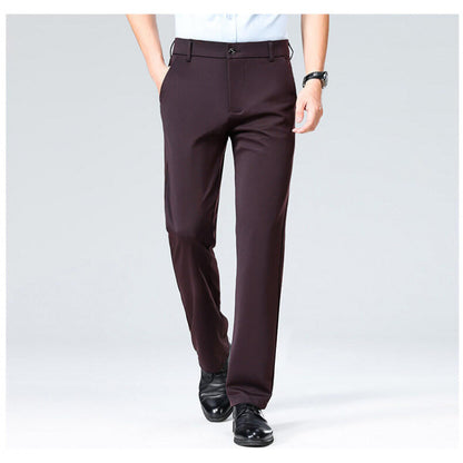 Mens Straight Leg Business Trousers