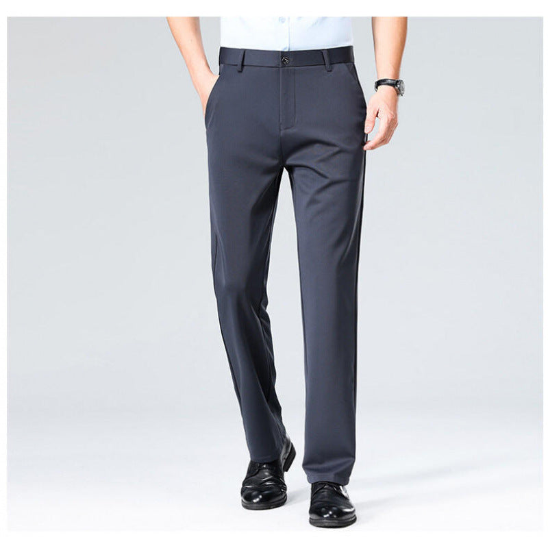 Mens Straight Leg Business Trousers